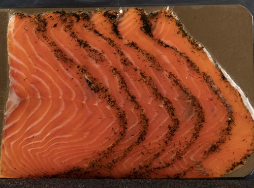 Gravad Lachs, gemarineerde Noorse zalm 250 gram